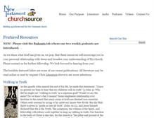 Tablet Screenshot of ntchurchsource.com